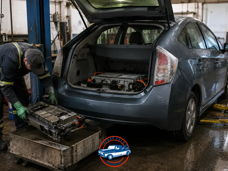 Hybrid car recycling