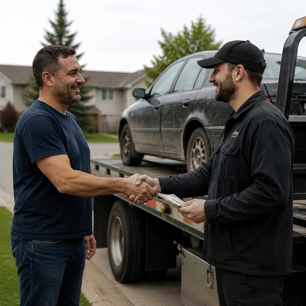 Alberta Cash for Cars vehicle pickup in Didsbury