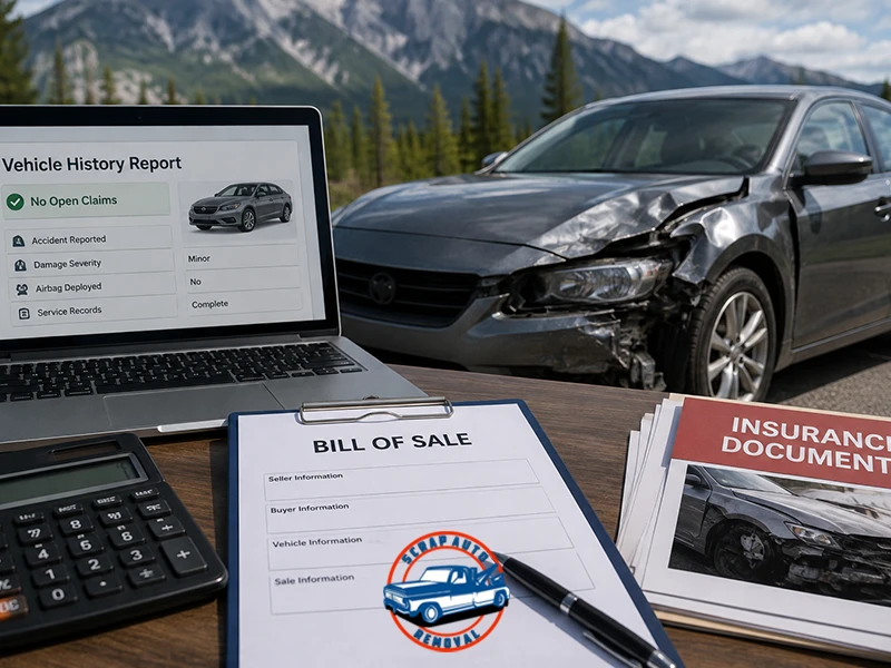 Sell a Car With Accident Damage in Alberta
