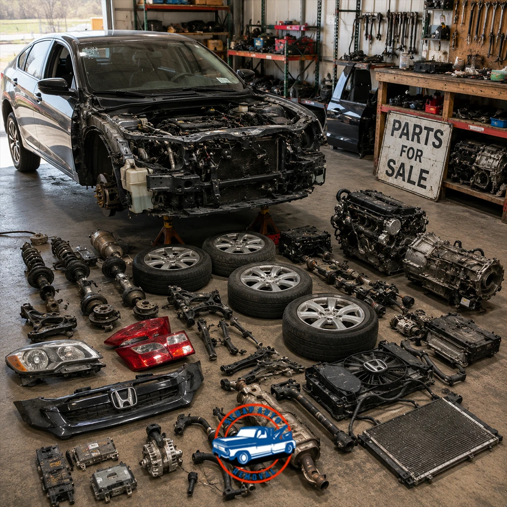 Is It Profitable to Sell Parts of a Damaged Car Separately in Alberta?